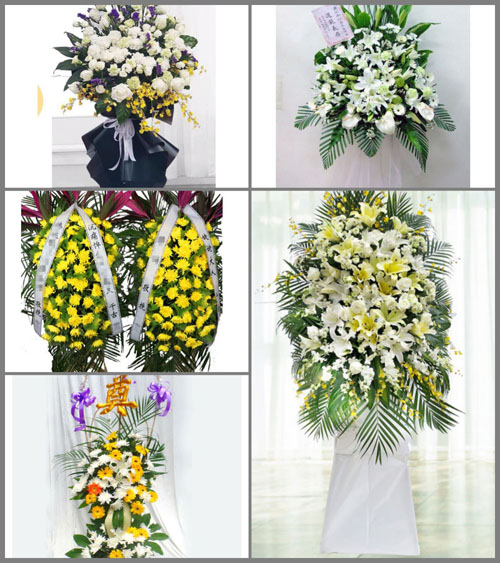 福建泉州德化县国宝乡佛岭村白事花篮预定